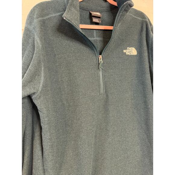 The North Face Men's Pullover Green Half Zip Easy Comfy Size LG - Picture 7 of 7
